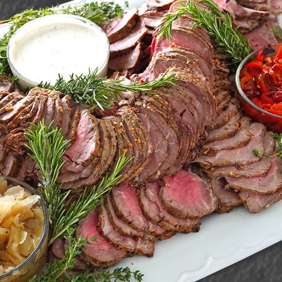 Sliced Tenderloin Tray