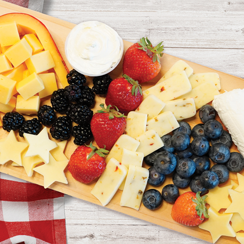 Stars & Stripe Cheese Tray
