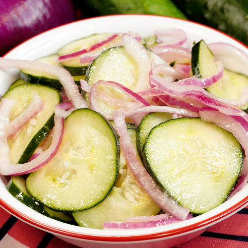 Slivered Cucumber Salad