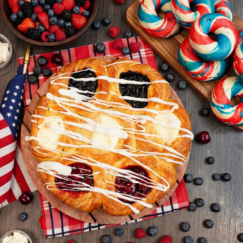 Red White and Blue Breakfast