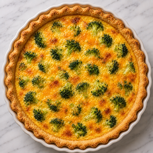 9" Broccoli & Cheddar Quiche