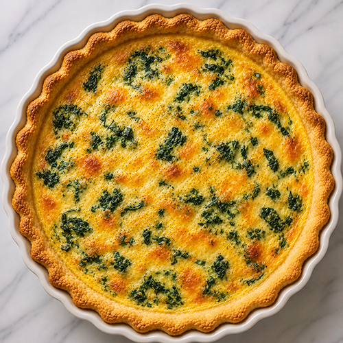 9" Spinach Quiche