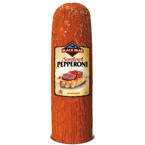 Black Bear Slicing Pepperoni