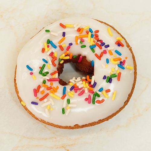 Vanilla Iced with Jimmies - Vanilla Cake Catering